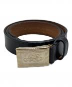 ATLAST & COアットラスト）の古着「INITIAL BELT」｜ブラック