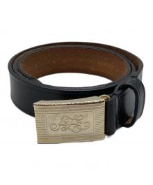 ATLAST & CO（アットラスト）の古着「INITIAL BELT」｜ブラック