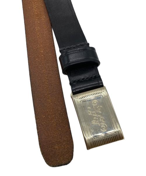 ATLAST & CO（アットラスト）ATLAST & CO (アットラスト) INITIAL BELT ブラック サイズ:34の古着・服飾アイテム