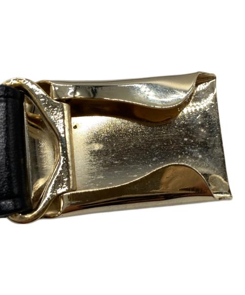 ATLAST & CO（アットラスト）ATLAST & CO (アットラスト) INITIAL BELT ブラック サイズ:34の古着・服飾アイテム