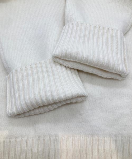 AMI PARIS（アミ パリス）AMI PARIS (アミ パリス) ADC FUNNEL NECK SWEATER　BFUKS402.018 アイボリー サイズ:Sの古着・服飾アイテム