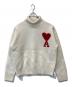 AMI PARIS（アミ パリス）の古着「ADC FUNNEL NECK SWEATER　BFUKS402.018」｜アイボリー