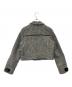 sheller (シェリエ) Leather combination tweed jacket 241085 ブラック サイズ:FREE 未使用品：20000円