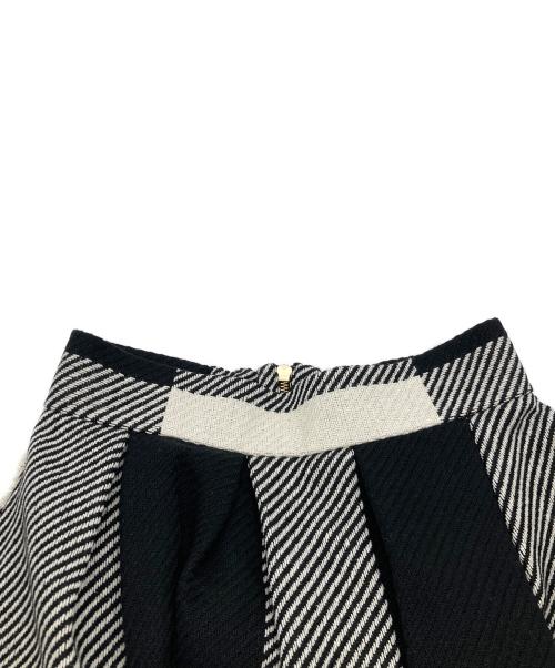 sheller（シェリエ）sheller (シェリエ) ギンガムチェック ロングスカート 311047 ブラック×ホワイト サイズ:Sの古着・服飾アイテム