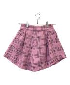 shellerシェリエ）の古着「ツイードショートパンツ 241064」｜ピンク