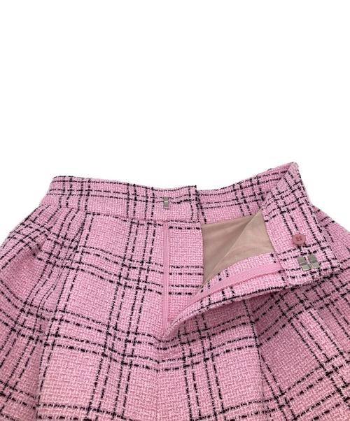 sheller（シェリエ）sheller (シェリエ) ツイードショートパンツ 241064 ピンク サイズ:S 未使用品の古着・服飾アイテム