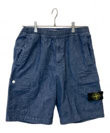 STONE ISLAND（ストーンアイランド）の古着「Chambray Canvas Bermuda Shorts」｜インディゴ