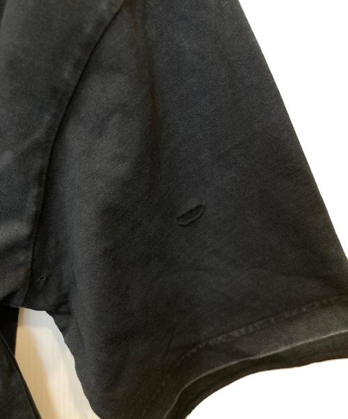 BALENCIAGA（バレンシアガ）BALENCIAGA (バレンシアガ) ヴィンテージ加工ロゴプリントTシャツ 612966 TLVJ1 ブラック サイズ:Mの古着・服飾アイテム
