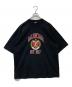 BALENCIAGA（バレンシアガ）の古着「カレッジロゴプリントTシャツ 612966 TLV89」｜ブラック