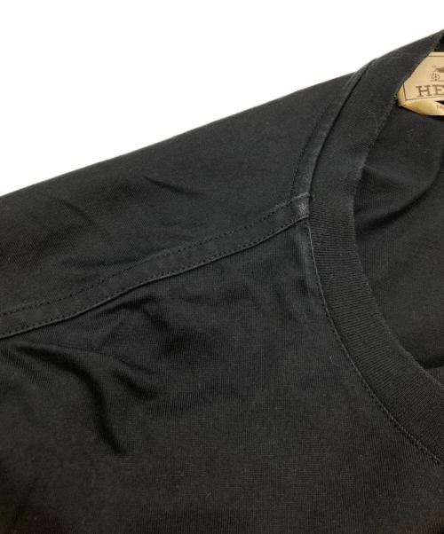 HERMES（エルメス）HERMES (エルメス) 23SS CHEVAUX EN SYMETRIE / シュヴォーアンシンメトリーTシャツ ブラック サイズ:XLの古着・服飾アイテム