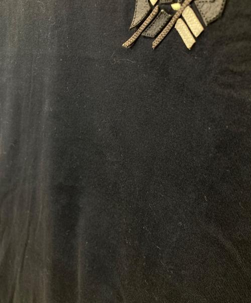HERMES（エルメス）HERMES (エルメス) 23SS CHEVAUX EN SYMETRIE / シュヴォーアンシンメトリーTシャツ ブラック サイズ:XLの古着・服飾アイテム