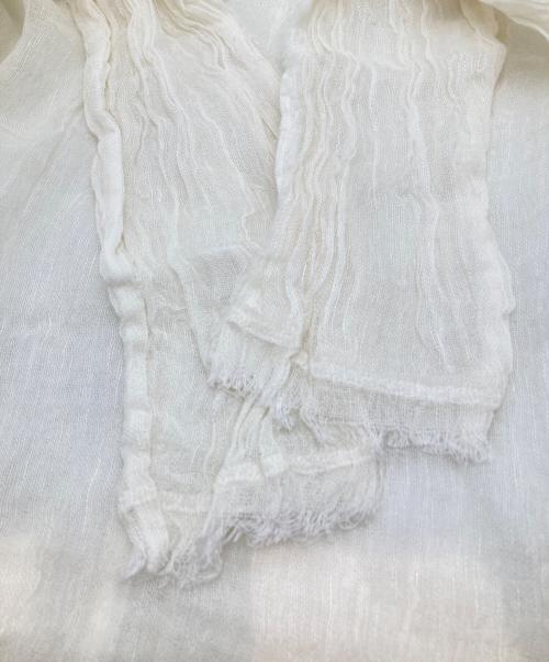 ERiKOKATORi（エリコカトリ）ERiKOKATORi (エリコカトリ) ウールリネンガーゼカットソー　EK7-1-1 アイボリー サイズ:FREEの古着・服飾アイテム