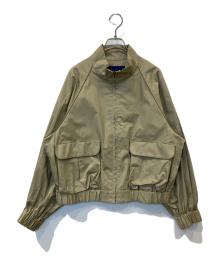 my panda（マイ パンダ）の古着「embroidery raglan sleeve jacket LIN0323SSJK」｜ベージュ