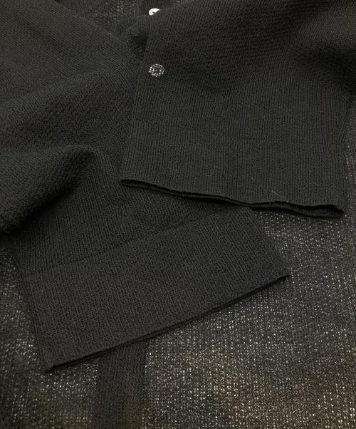 BATONER（バトナ―）BATONER (バトナ―) シアークルーネックカーディガン BN-23SL-037 ブラック サイズ:1の古着・服飾アイテム