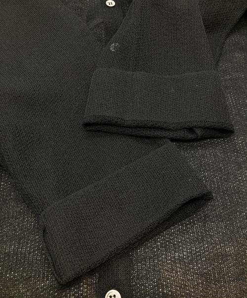 BATONER（バトナ―）BATONER (バトナ―) シアークルーネックカーディガン BN-23SL-037 ブラック サイズ:1の古着・服飾アイテム