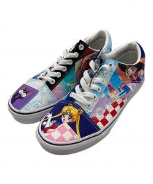 VANS×SAILOR MOON（ヴァンズ×セーラームーン）の古着「Skate Old SKool Pretty Guardian 508357」｜ブルー