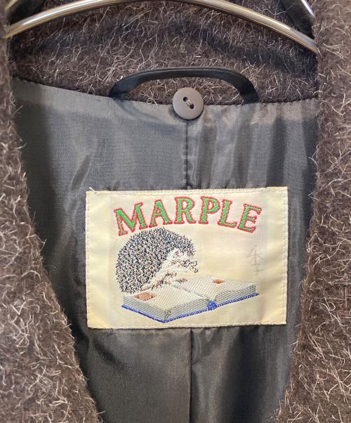 Jane Marple（ジェーンマープル）Jane Marple (ジェーンマープル) モヘア混ダブルブレストコート ブラウン サイズ: 9ARの古着・服飾アイテム