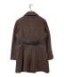 Jane Marple (ジェーンマープル) モヘア混ダブルブレストコート ブラウン サイズ: 9AR：5000円