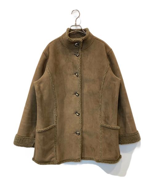 L.L.Bean（エルエルビーン）L.L.Bean (エルエルビーン) フェイクスエード裏ボアコート OBCTB ブラウン サイズ:Mの古着・服飾アイテム