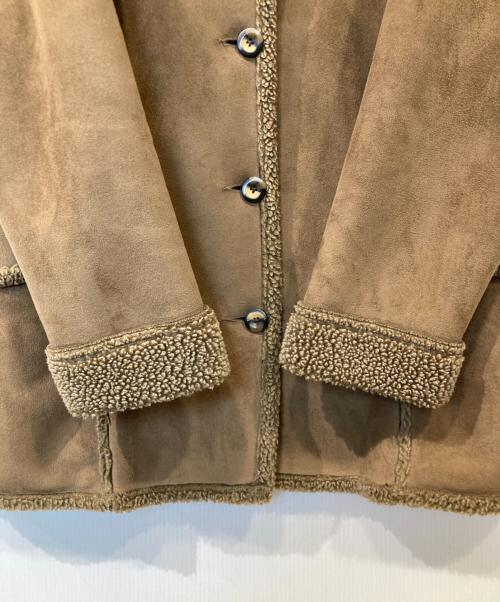 L.L.Bean（エルエルビーン）L.L.Bean (エルエルビーン) フェイクスエード裏ボアコート OBCTB ブラウン サイズ:Mの古着・服飾アイテム