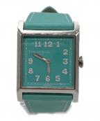 TIFFANY & Co.ティファニー）の古着「ユニオン スクエア 27mm ウォッチ 73332648 293023990」｜ブルー