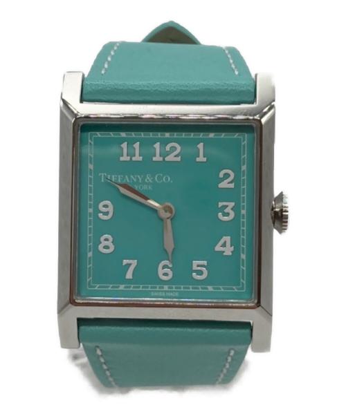 TIFFANY & Co.（ティファニー）Tiffany & Co. (ティファニー) ユニオン スクエア 27mm ウォッチ 73332648 293023990 ブルーの古着・服飾アイテム