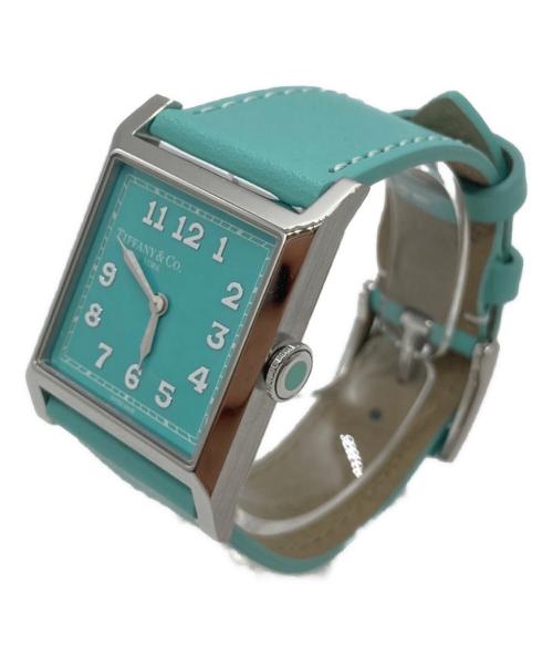 TIFFANY & Co.（ティファニー）Tiffany & Co. (ティファニー) ユニオン スクエア 27mm ウォッチ 73332648 293023990 ブルーの古着・服飾アイテム