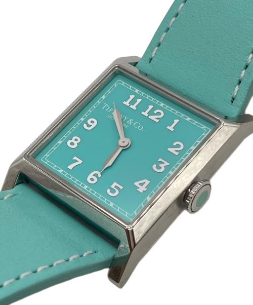 TIFFANY & Co.（ティファニー）Tiffany & Co. (ティファニー) ユニオン スクエア 27mm ウォッチ 73332648 293023990 ブルーの古着・服飾アイテム