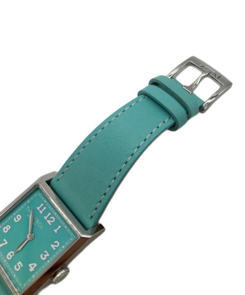 TIFFANY & Co.（ティファニー）Tiffany & Co. (ティファニー) ユニオン スクエア 27mm ウォッチ 73332648 293023990 ブルーの古着・服飾アイテム