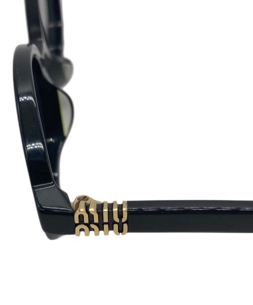 MIU MIU（ミュウミュウ）MIU MIU (ミュウミュウ) サングラス SMU 04Z-F BP16247316F ブラック サイズ:SIZE 50□15の古着・服飾アイテム