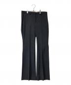 theoryセオリー）の古着「Traceable Wool /ストレッチウールスリムフレアパンツ 01-5306407」｜グレー