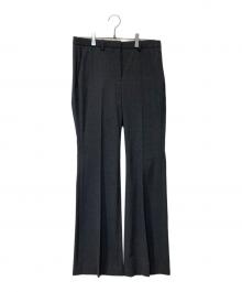 theory（セオリー）の古着「Traceable Wool /ストレッチウールスリムフレアパンツ 01-5306407」｜グレー