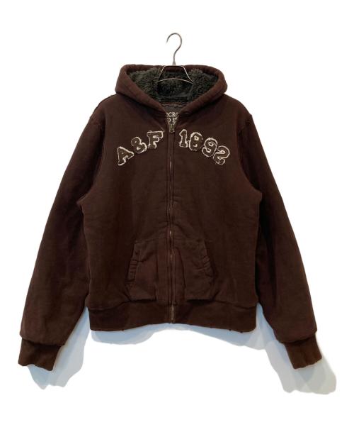 Abercrombie & Fitch（アバクロンビー アンド フィッチ）Abercrombie & Fitch (アバクロンビー アンド フィッチ) 裏ボアジャケット ブラウン サイズ:XLの古着・服飾アイテム