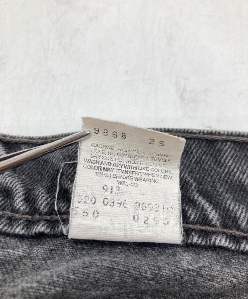 LEVI'S（リーバイス）LEVI'S (リーバイス) 550先染めデニムパンツ ブラック サイズ:W38×L32の古着・服飾アイテム