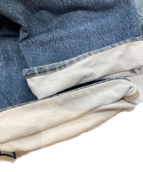 BEAMS（ビームス）BEAMS (ビームス) モック プリント ダブルニー スウェットパンツ 11-24-3628-147 インディゴ サイズ:Lの古着・服飾アイテム