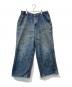 BEAMS（ビームス）の古着「モック プリント ダブルニー スウェットパンツ 11-24-3628-147」｜インディゴ