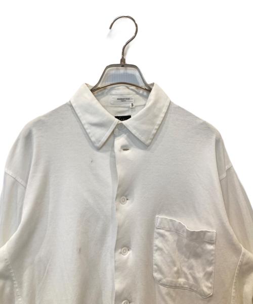 YOHJI YAMAMOTO COSTUME D HOMME（ヨウジヤマモトコストチュームドオム）YOHJI YAMAMOTO COSTUME D HOMME (ヨウジヤマモトコストチュームドオム) INDUSTYLE TOKYO (インダスタイル トーキョー) 長袖シャツ　HF-888-051 ホワイト サイズ:3の古着・服飾アイテム