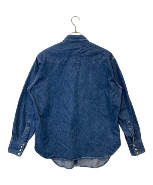LEVI'S（リーバイス）LEVI'S (リーバイス) ショートホーン・デニムウエスタンシャツ 7205 1018 インディゴ サイズ:XLの古着・服飾アイテム