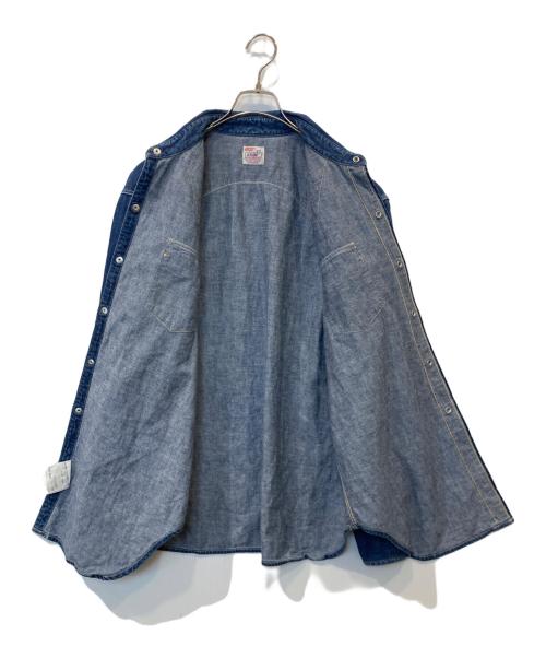 LEVI'S（リーバイス）LEVI'S (リーバイス) ショートホーン・デニムウエスタンシャツ 7205 1018 インディゴ サイズ:XLの古着・服飾アイテム