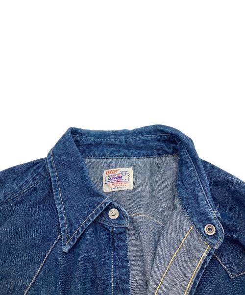 LEVI'S（リーバイス）LEVI'S (リーバイス) ショートホーン・デニムウエスタンシャツ 7205 1018 インディゴ サイズ:XLの古着・服飾アイテム