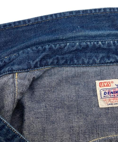 LEVI'S（リーバイス）LEVI'S (リーバイス) ショートホーン・デニムウエスタンシャツ 7205 1018 インディゴ サイズ:XLの古着・服飾アイテム