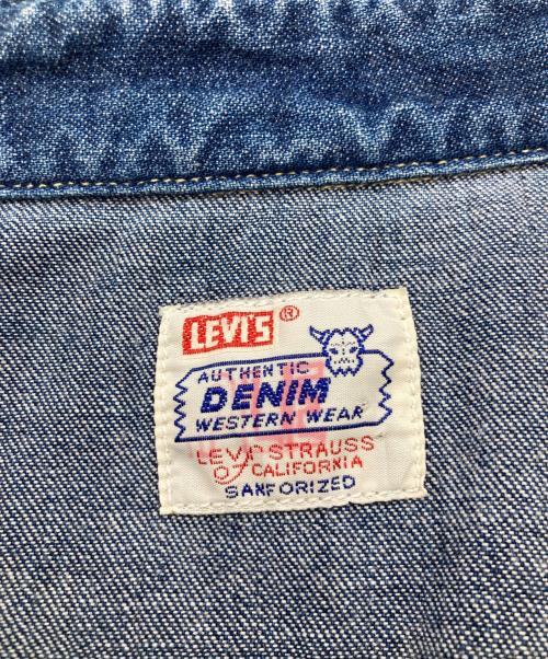LEVI'S（リーバイス）LEVI'S (リーバイス) ショートホーン・デニムウエスタンシャツ 7205 1018 インディゴ サイズ:XLの古着・服飾アイテム