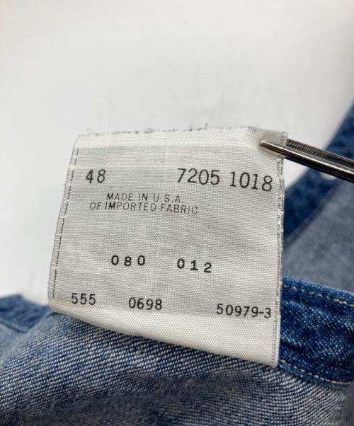 LEVI'S（リーバイス）LEVI'S (リーバイス) ショートホーン・デニムウエスタンシャツ 7205 1018 インディゴ サイズ:XLの古着・服飾アイテム