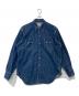 LEVI'S（リーバイス）の古着「ショートホーン・デニムウエスタンシャツ 7205 1018」｜インディゴ