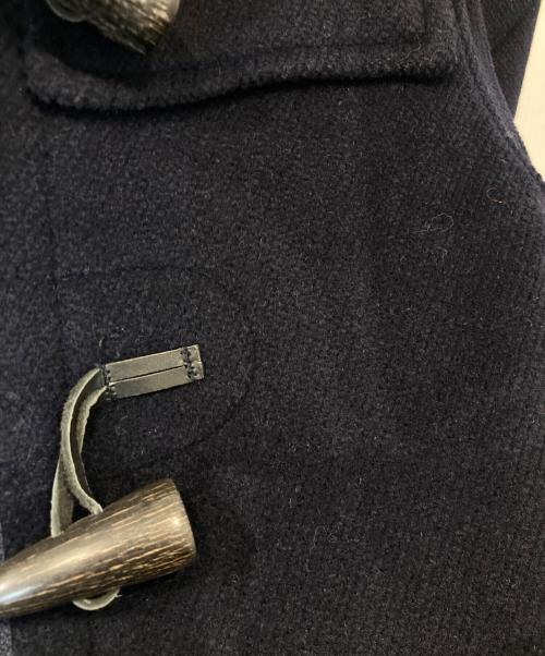 Aquascutum（アクアスキュータム）Aquascutum (アクアスキュータム) 裏ギンガムチェックダッフルコート ネイビー サイズ:XSの古着・服飾アイテム