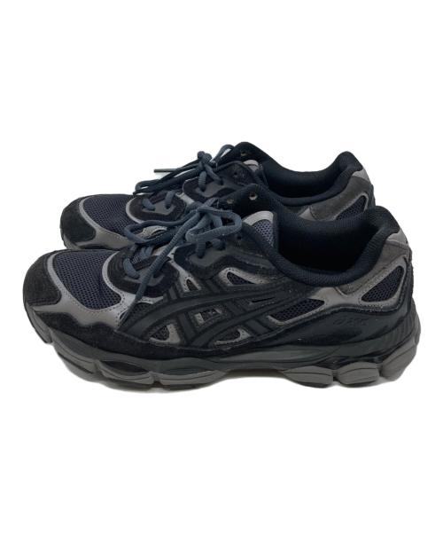 asics（アシックス）asics (アシックス) GEL-NYC / ローカットスニーカー 1201A789 ブラック×グレー サイズ:27cmの古着・服飾アイテム