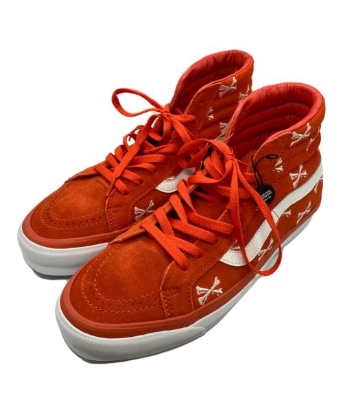 VANS VAULT（バンズボルト）VANS VAULT (バンズボルト) WTAPS (ダブルタップス) SK8-HI LX ハイカットスニーカー 721356 オレンジ×ホワイト サイズ:27.5cmの古着・服飾アイテム