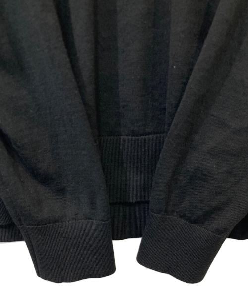 theory（セオリー）theory (セオリー) ウールニットポロシャツ 02-2301702 ブラック サイズ:Mの古着・服飾アイテム
