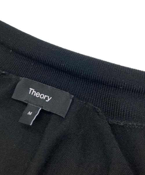 theory（セオリー）theory (セオリー) ウールニットポロシャツ 02-2301702 ブラック サイズ:Mの古着・服飾アイテム