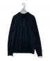 theory（セオリー）の古着「ウールニットポロシャツ 02-2301702」｜ブラック